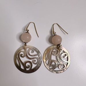 Miccy’s Buffalo Horn & Resin Drop Earrings